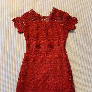 Stunning formal dress - lush red colour